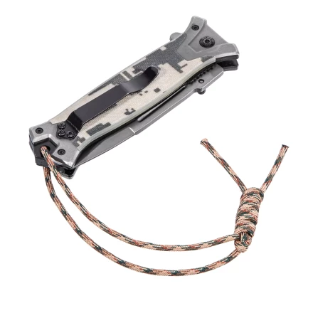 Нож складной Denzel, многоцелевой, системы Liner-Lock, с накладкой G10 на прямой рук-ке+стеклобой, 79208 купить в Тюмени