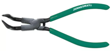 Щипцы для стопорных колец с удлиненными губками 216мм сжим загнутые  P9508C Jonnesway 48933 купить в Тюмени