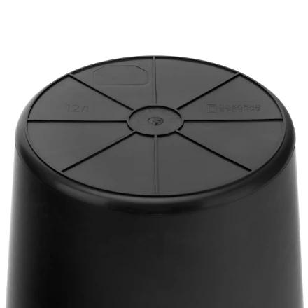 Ведро строительное пластмассовое, 12 л, высокопрочное с носиком Сибртех 81478 купить в Тюмени