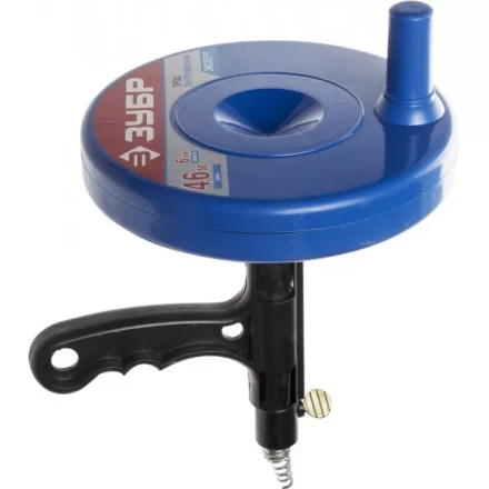 Трос ЗУБР &quot;ЭКСПЕРТ&quot; сантехнический в пластиковом корпусе длина 4,6 м, диаметр 6 мм 51907-05 купить в Тюмени