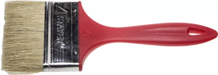 Кисть плоская STAYER &quot;UNIVERSAL-EURO&quot;, светлая натуральная щетина, пластмассовая ручка, 100мм 0108-100 купить в Тюмени