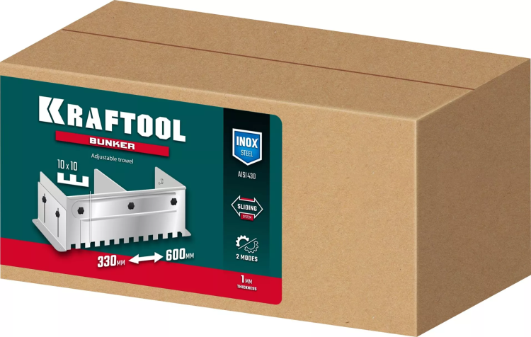 Раздвижная гребенка KRAFTOOL 0808-10 купить в Тюмени