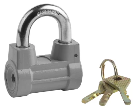 Замок навесной STAYER &quot;MASTER&quot; облегченный, дисковый механизм секрета, 60мм 37149-60 купить в Тюмени