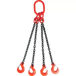 Строп цепной TOR 4СЦ г/п 2,36 т 3,0 м с самозакрывающимся крюками 1006826