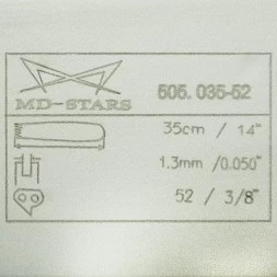 Шины для электро и бензопил SHIN60