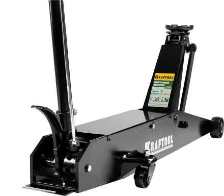 Домкрат гидравлический подкатной &quot;High-Lift&quot;, удлиненный, 5т, 150-560мм, KRAFTOOL 43455-5 43455-5 купить в Тюмени