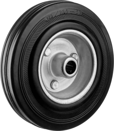 ЗУБР d 125 мм, г/п 100 кг, игольчатый подшипник, резина/металл, колесо, Профессионал (30936-125) купить в Тюмени