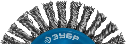 ЗУБР "ПРОФЕССИОНАЛ". Щетка дисковая для УШМ, плетеные пучки стальной проволоки 0,5мм, 100ммхМ14 35192-100_z02 купить в Тюмени