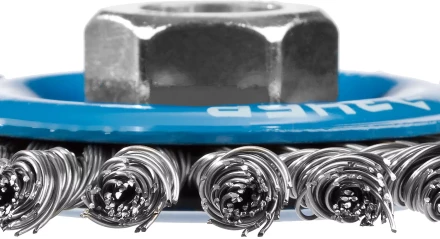 ЗУБР "ПРОФЕССИОНАЛ". Щетка дисковая для УШМ, плетеные пучки стальной проволоки 0,5мм, 100ммхМ14 35192-100_z02 купить в Тюмени