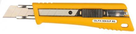 Нож OLFA с выдвижным лезвием, со специльным покрытием, автофиксатор, 18мм OL-NL-AL купить в Тюмени