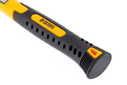 Киянка резиновая, 16 oz, черная резина, фибергласовая рукоятка// Denzel 7711185 купить в Тюмени