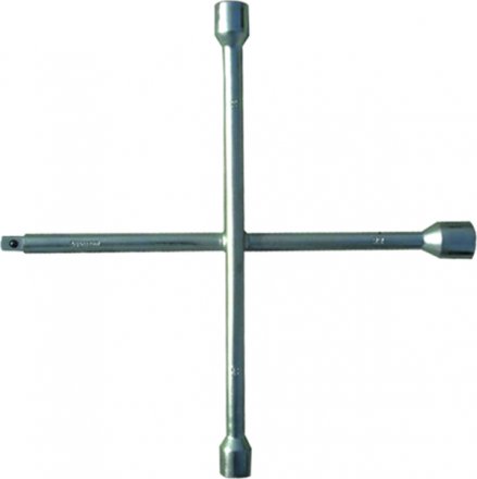 Ключ-крест баллонный 17 х 19 х 21 х 22 мм толщина 14 мм СИБРТЕХ 14257 купить в Тюмени