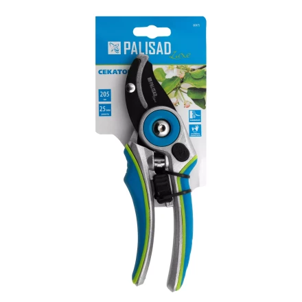 Секатор с наковальней Palisad, 205 мм, регулировка захвата, алюминиевые рукоятки, Luxe 60475 купить в Тюмени