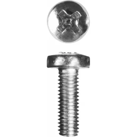 Винт ЗУБР &quot;МАСТЕР&quot; DIN 7985, класс прочности 4.8, оцинкованный, M5x20мм, 5кг 303150-05-020 купить в Тюмени