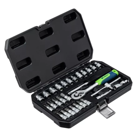 Набор инструментов Сибртех 13392, 1/4&quot;, пластиковый кейс, 29 предметов купить в Тюмени
