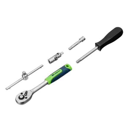 Набор инструментов Сибртех 13392, 1/4&quot;, пластиковый кейс, 29 предметов купить в Тюмени