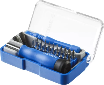 Набор ЗУБР &quot;ПРОФЕССИОНАЛ&quot;: Отвертки  для точных работ, 24предм 25648-H24 купить в Тюмени