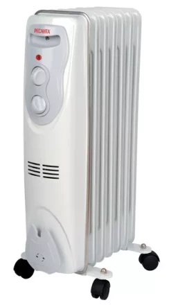 Маслянный радиатор обогреватель электрический Ресанта ОМ-7Н купить в Тюмени