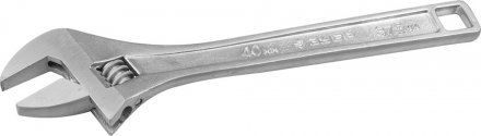 Ключ разводной ЗУБР, Ni-Cr, длина 375мм, зев 40мм 27253-37 купить в Тюмени