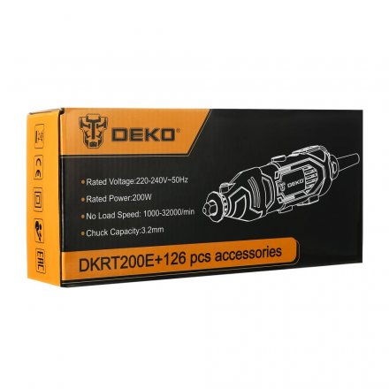 Гравер электрический DEKO DKRT200E DEKO 126 tools, 063-1415 купить в Тюмени