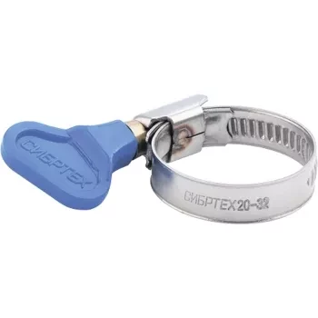 Хомуты металлические элемент крепления с формой ключа 30-45мм 50шт/уп СИБРТЕХ 47552 купить в Тюмени