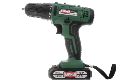 Дрель аккумуляторная HAMMER ACD18BS купить в Тюмени