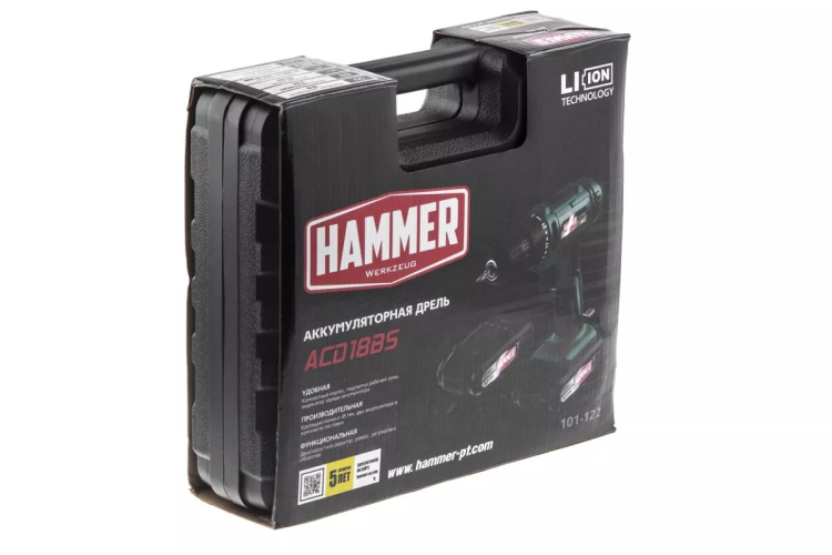 Дрель аккумуляторная HAMMER ACD18BS купить в Тюмени