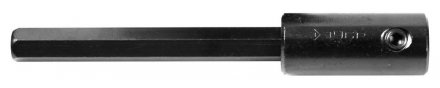 Удлинитель ЗУБР  &quot;ЭКСПЕРТ&quot; для коронок биметаллических, имбусовый ключ, шестигранный хвостовик 12,5мм, 140мм 29539-140 купить в Тюмени