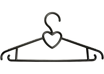 Вешалка пластиковая для верхней одежды 41 см цветная сердечко ELFE 92932 купить в Тюмени