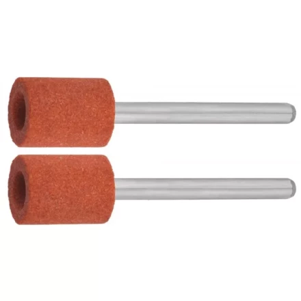 Цилиндр ЗУБР абразивный шлифовальный на шпильке, P 120, d 9,5x12,7х3,2 мм, L 45мм, 2шт 35911 купить в Тюмени