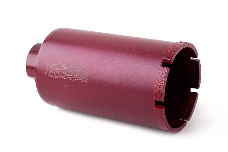Сегментная алмазная коронка MESSER REDLINE по граниту диаметр 18 мм длина 100 мм купить в Тюмени