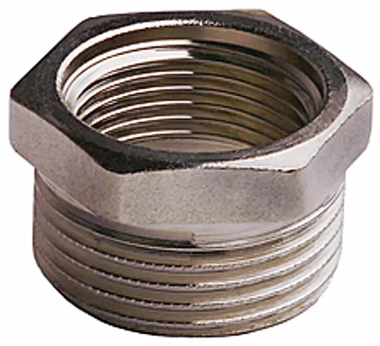 Футорка GENERAL FITTINGS никелированная латунь, 1/2" х 3/8" 51081-1/2-3/8 купить в Тюмени