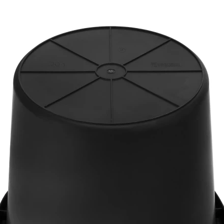 Ведро строительное пластмассовое Сибртех 81480, 20 л, высокопрочное с носиком купить в Тюмени