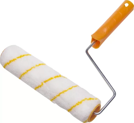 Валик GIRPAINT ПОЛИАКРИЛ малярный в сборе, ворс 12мм, бюгель 6мм, 40х240мм, STAYER Master 0315-24 купить в Тюмени