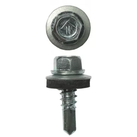 Саморезы ЗУБР &quot;ПРОФЕССИОНАЛ&quot; оцинков., для крепл. кров. матер. к металл. констр., 5.5x19мм, 2500шт 4-300310-55-019 купить в Тюмени