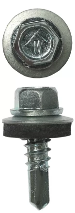 Саморезы ЗУБР &quot;ПРОФЕССИОНАЛ&quot; оцинков., для крепл. кров. матер. к металл. констр., 5.5x19мм, 2500шт 4-300310-55-019 купить в Тюмени