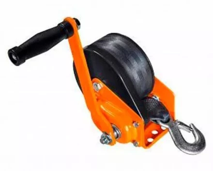 Лебедка ручная барабанная с тормозом Magnus-Profi LRT-500, 500 кг, лента 10 м купить в Тюмени
