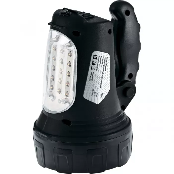 Фонарик поисковый, многофункциональный, аккумуляторный,1+ 15 LED , Stern 90534 купить в Тюмени