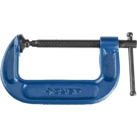 Струбцина  ЗУБР &quot;ПРОФЕССИОНАЛ&quot; тип &quot;G&quot;, корпус - ковкий чугун, 100мм 32245-100_z01 купить в Тюмени