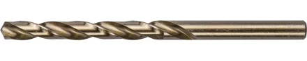 Сверло ЗУБР &quot;КОБАЛЬТ&quot; по металлу, цилиндрический хвостовик, быстрорежущая сталь Р6М5К5, класс точности А1, 7х109мм, 1шт 4-29626-109-7 купить в Тюмени