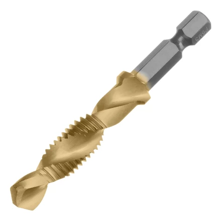 Сверло-метчик М10 х 1,5 мм, Р6М5// Denzel 76725 купить в Тюмени