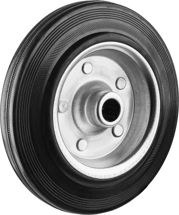 ЗУБР d 200 мм, г/п 185 кг, игольчатый подшипник, резина/металл, колесо, Профессионал (30936-200) купить в Тюмени