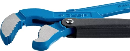 Ключ трубный рычажный ЗУБР &quot;ПРОФЕССИОНАЛ&quot;, тип &quot;S&quot;, изогнутые губки для труднодоступ мест, цельнокованный, Сr-V, № 2, 1,5&quot; 27336-2_z01 купить в Тюмени