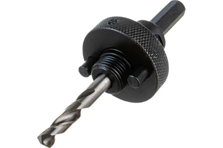 Державка 32-152 мм для биметаллических коронок быстросъемная пружинный фиксатор ЗУБР 29534 купить в Тюмени