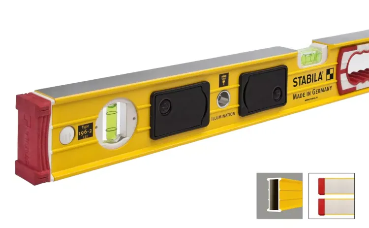 Уровень 60см  тип 196-2 с LED подсветкой  17392  STABILA купить в Тюмени