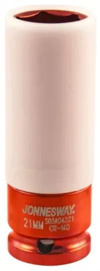 Головка ударная шестигранная 1/2" М21 для л/с дисков S03АD4321 Jonnesway 99429