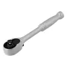 Ключ-трещотка 1/4" Gross 14050, CrV, 120 зубьев, цельнометаллический, хром купить в Тюмени