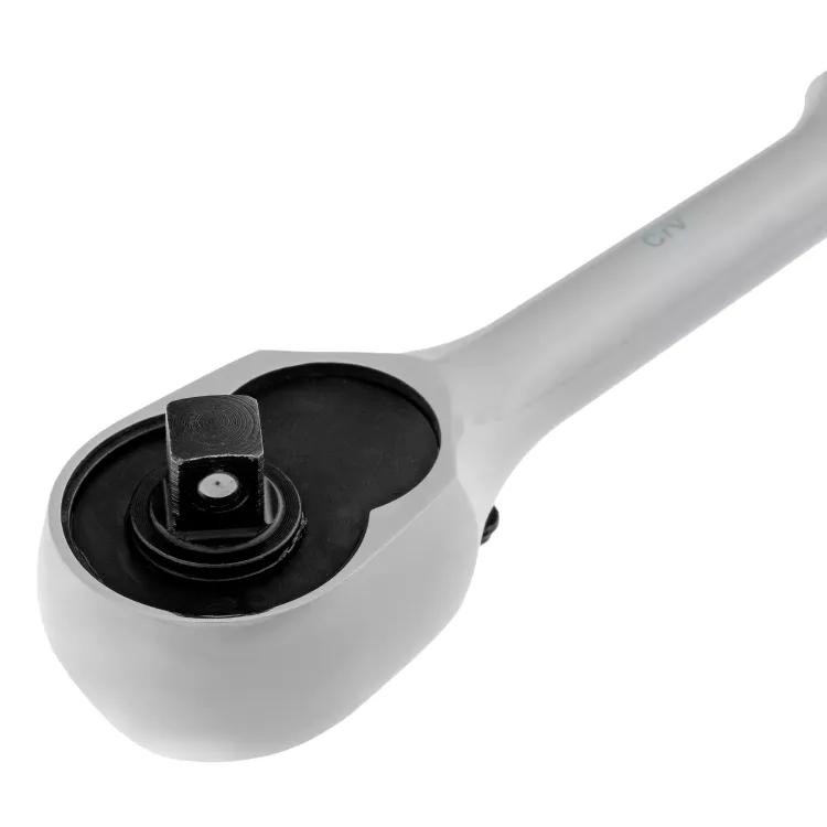 Ключ-трещотка 1/4" Gross 14050, CrV, 120 зубьев, цельнометаллический, хром купить в Тюмени