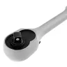Ключ-трещотка 1/4" Gross 14050, CrV, 120 зубьев, цельнометаллический, хром купить в Тюмени
