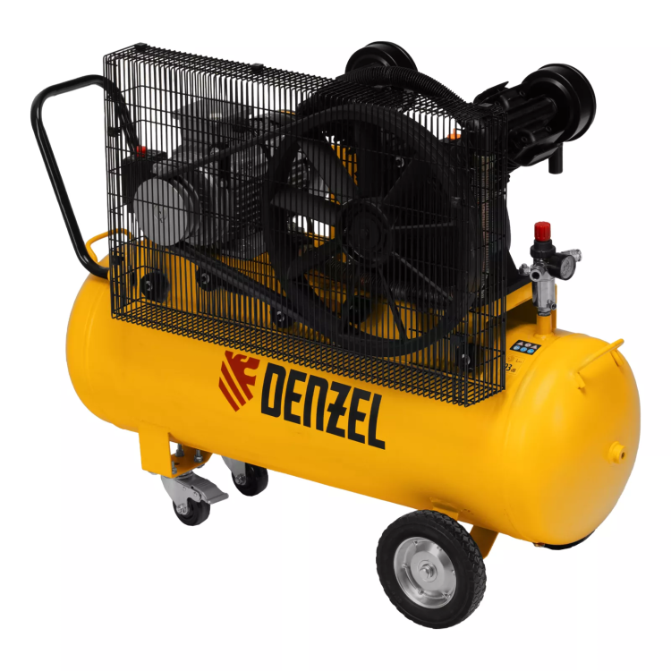 Компрессор воздушный рем. привод Denzel BCV 4000-T/100, 4,0 кВт, 100 литров, 690 л/мин купить в Тюмени